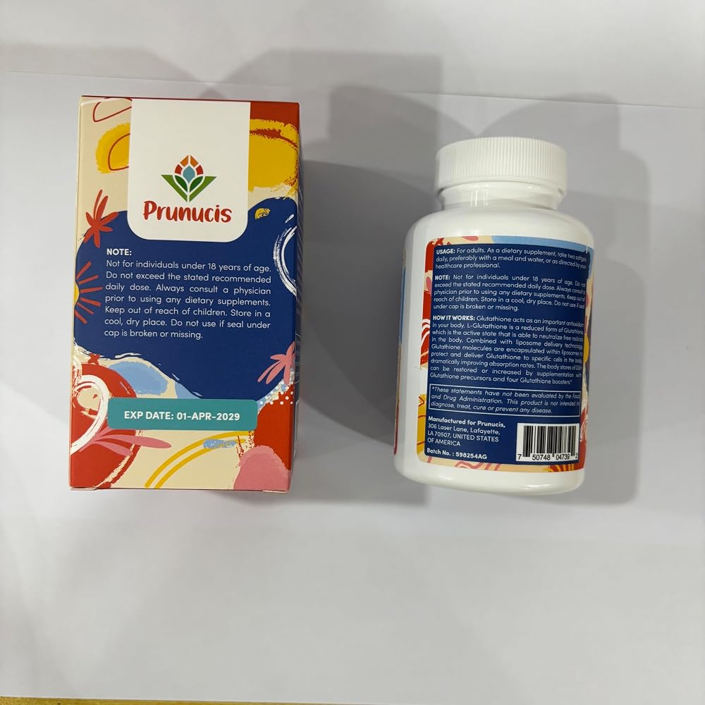 Prunucis Liposomal Glutathione, Pure Reduced L-Glutathione - image 7