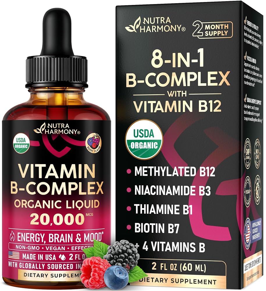 NUTRAHARMONY USDA Organic Vitamin B-Complex - - B5