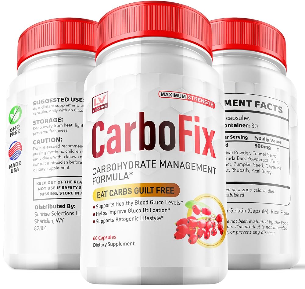 LIVORKA Carbofix Pills - 300 Capsules (5 Pack) - image 7