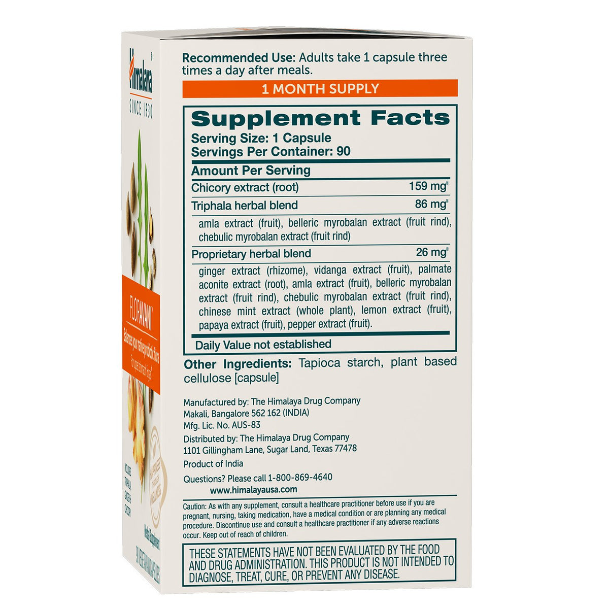 Himalaya FlorAvani Digestive Health Supplement - 90 Capsules - image 2
