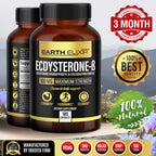 Earth Elixir Ecdysterone 900mg Muscle Building - 180 Capsules - image 3