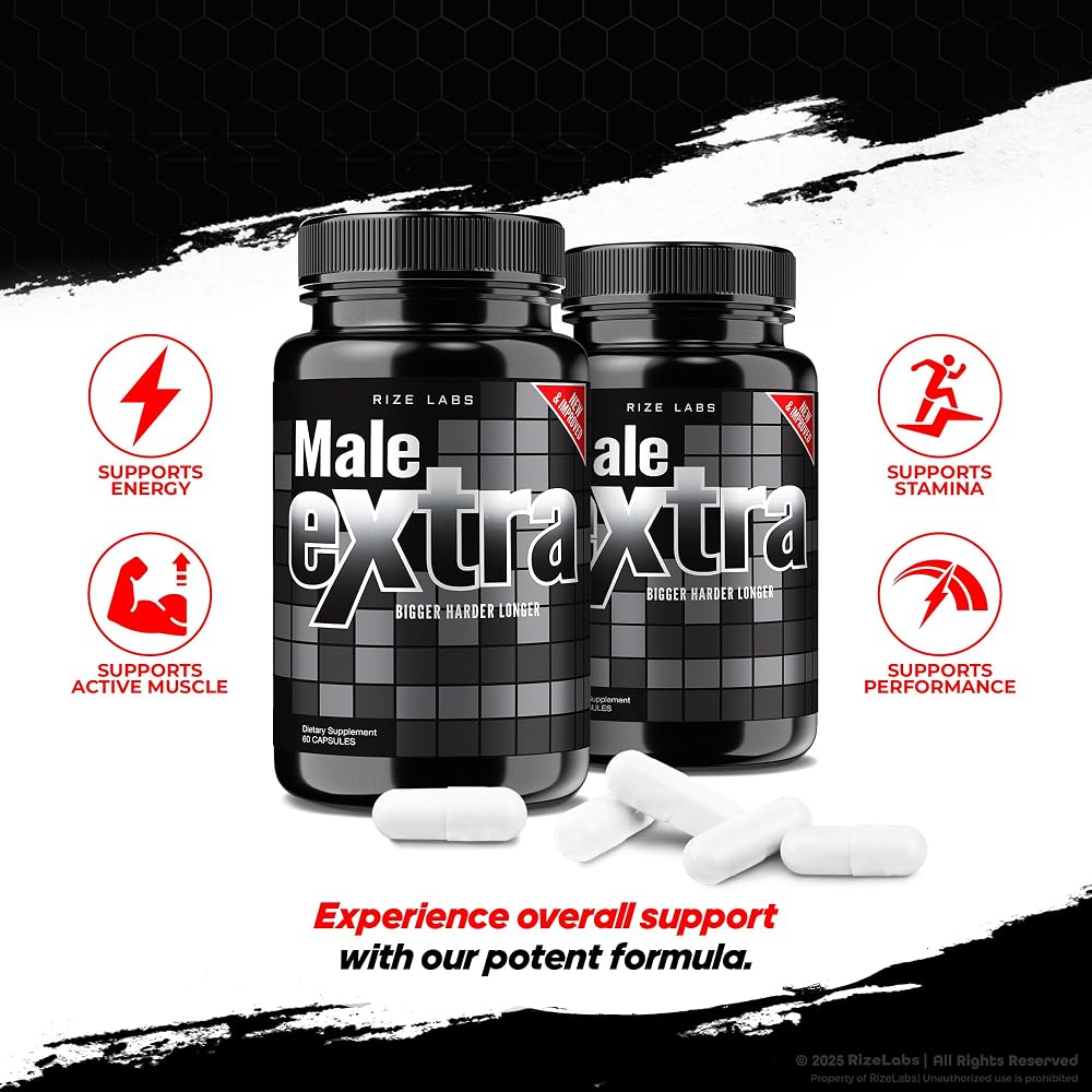 rize labs Male Extra Performance Supplement - 120 Capsules - image 6