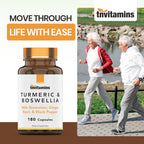 tnvitamins Turmeric & Boswellia Complex Joint Support - 180 Capsules - image 5