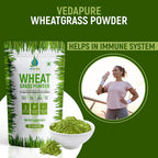 VEDAPURE Organic Wheat Grass Powder 100% Whole-Leaf - 3.5 oz - image 3