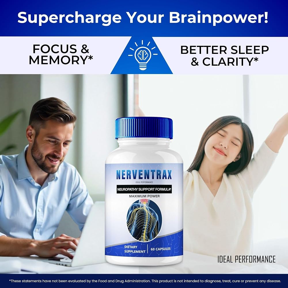 IDEAL PERFORMANCE Nerventrax Brain Supplements Memory and Focus - 60 Capsules - image 5