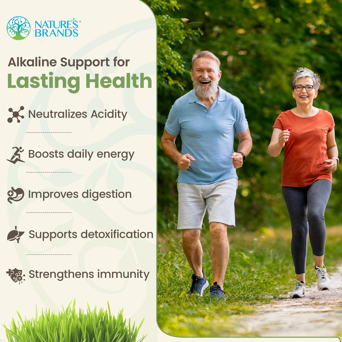 Nature's Brands Acid-2-Alkaline Supplements for Energy - 90 Capsules - image 4
