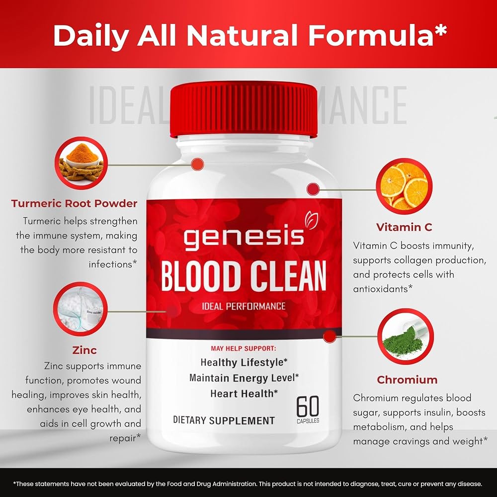 IDEAL PERFORMANCE Genesis Blood Clean Capsules - 120 Count - image 7