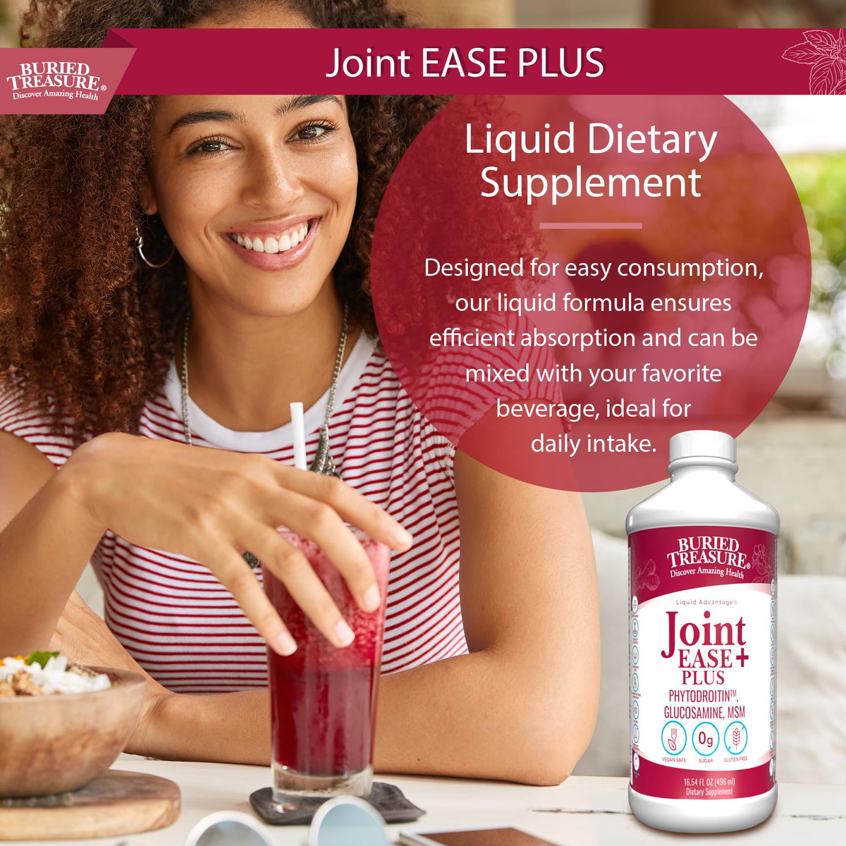 Buried Treasure Joint Ease Plus Liquid Joint Support - 16 fl oz - image 7