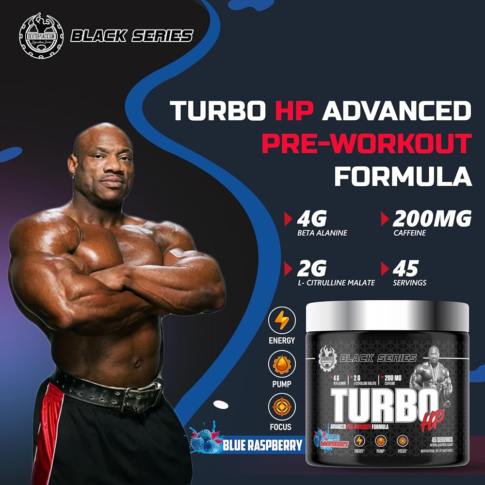 DEXTER JACKSON Black Series Turbo HP Pre Workout