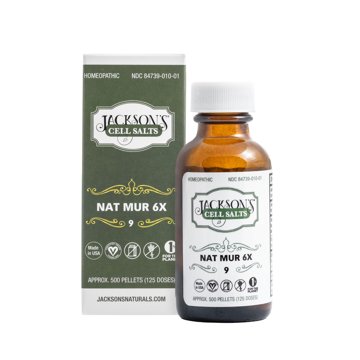 Jackson's Natrum Muriaticum 6X Cell Salt - 125 Doses - image 4