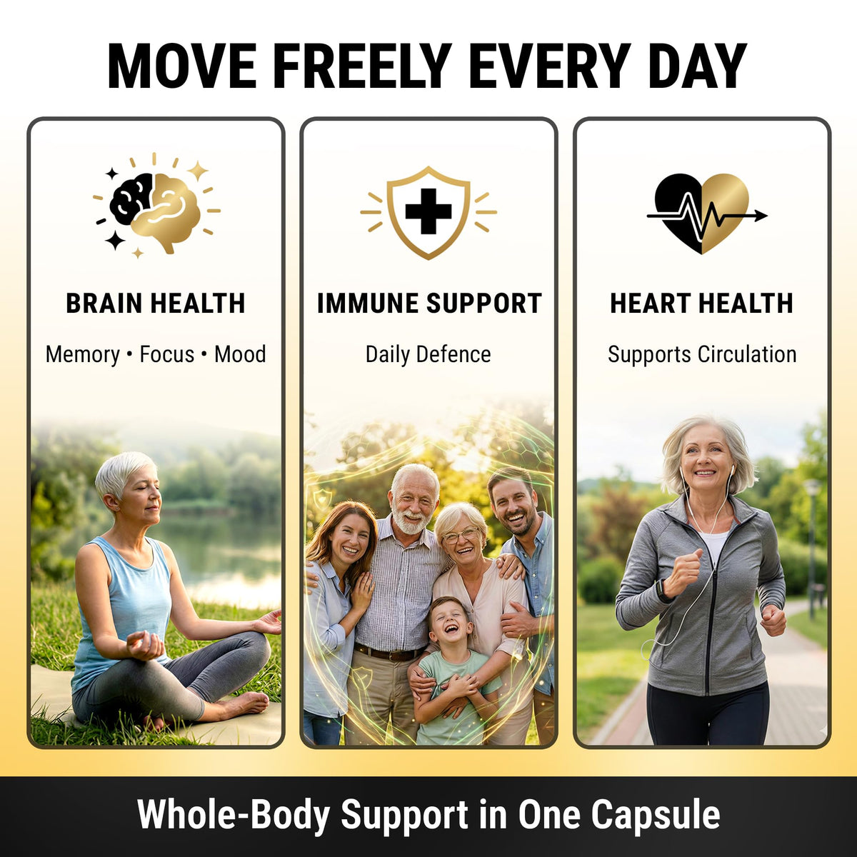 NuVitality Turmeric Curcumin with Black Pepper - 120 Capsules - image 5