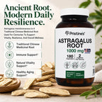 PRISTINE'S Astragalus Root Capsules for Immunity & Lung Health - 180 Count - image 3