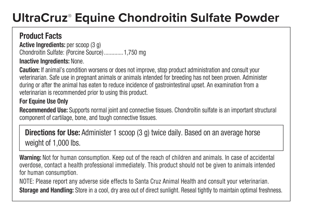 UltraCruz Equine Chondroitin Sulfate Powder - 1 lb - image 5