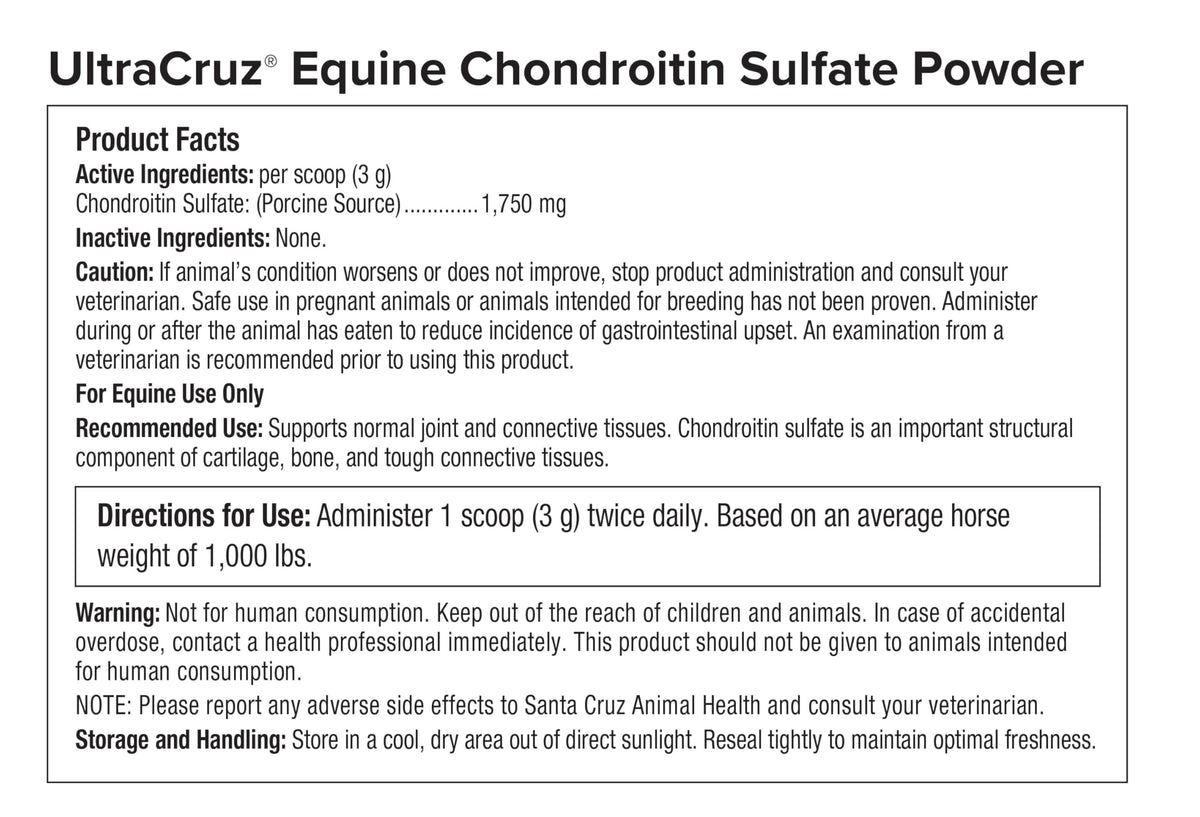 UltraCruz Equine Chondroitin Sulfate Powder - 1 lb - image 5