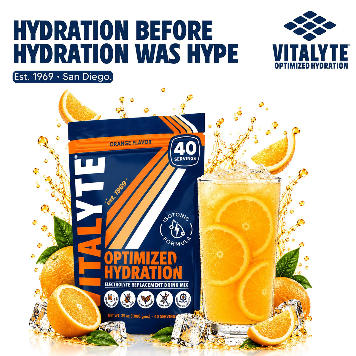 Vitalyte Electrolyte Powder Drink Mix