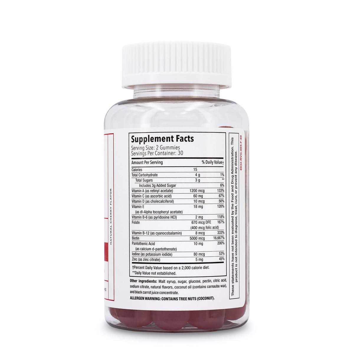 Elon Biotin 5000mcg Gummies for Hair Growth - 120 Count - image 6