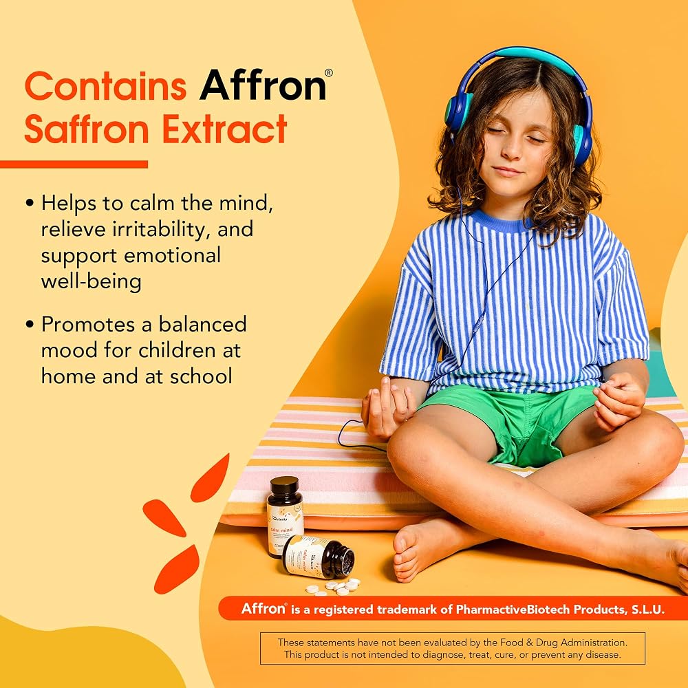 I'm Nutrients Calm Mind Saffron & Magnesium for Kids - 60 Tablets - image 5