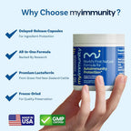 MyImmunity Grass-Fed Lactoferrin 300mg with D3, K2, B12 - 60 Capsules - image 3