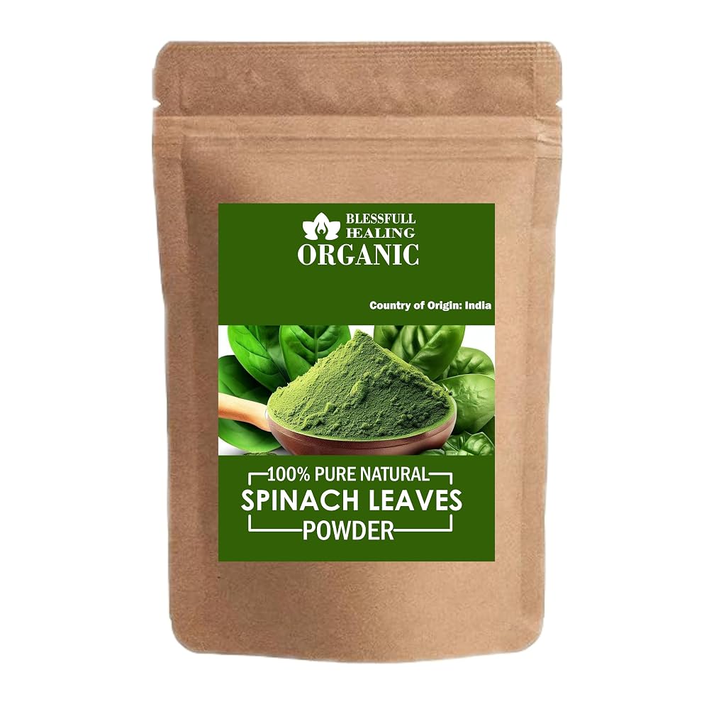 Blessfull Healing Organic Spinach Leaves Powder - 100 Grams