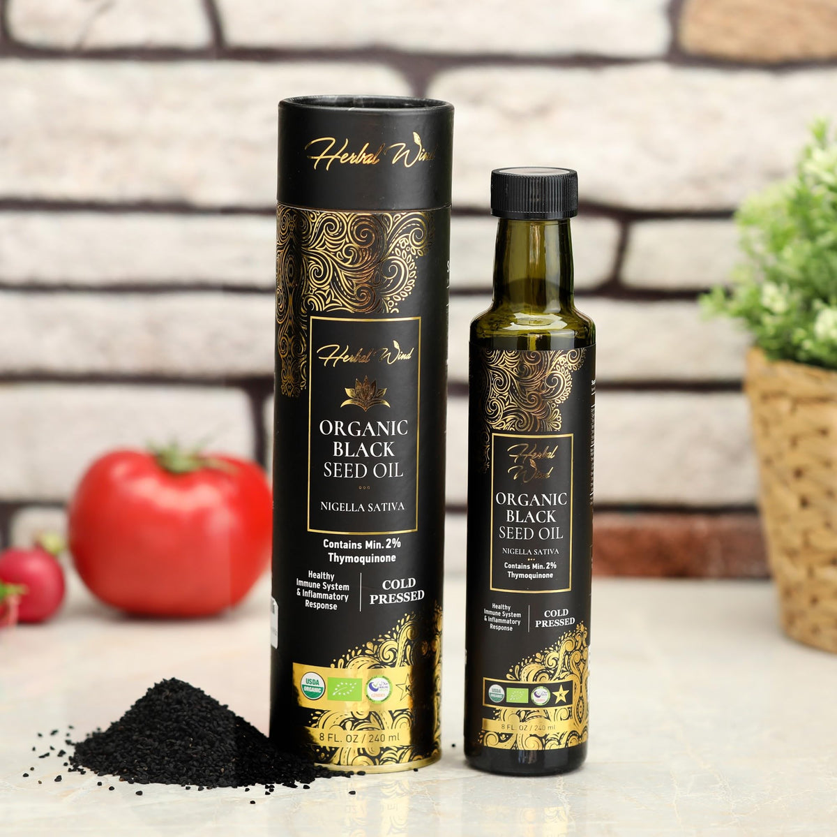 Herbal Wind Black Seed Oil Organic Liquid Immune Support - 8 Fl Oz - image 8