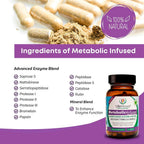 Life Infused Metabolic Serrapeptase Enzymes - 90 Capsules - image 2