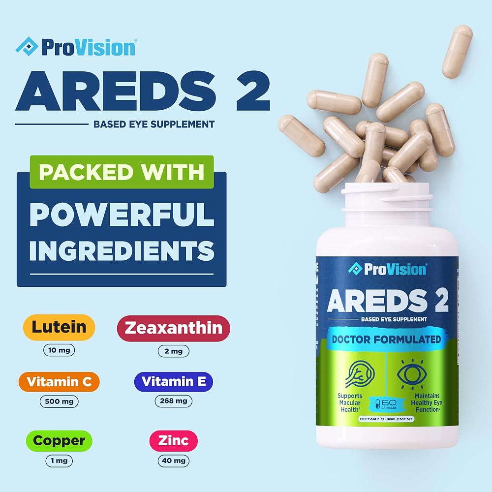 ProVision AREDS 2 Eye Vitamins Lutein Zeaxanthin - 60 Capsules - image 2