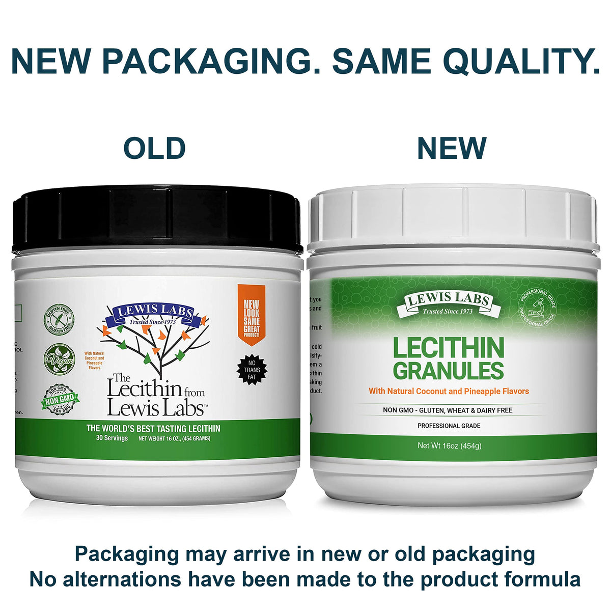 Lewis Labs Lecithin Granules Powder for Brain Health - 16 oz - image 2