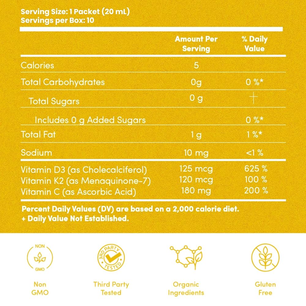 Aurora Nutrascience Liposomal D3 with K2 - 32 Packets - image 2