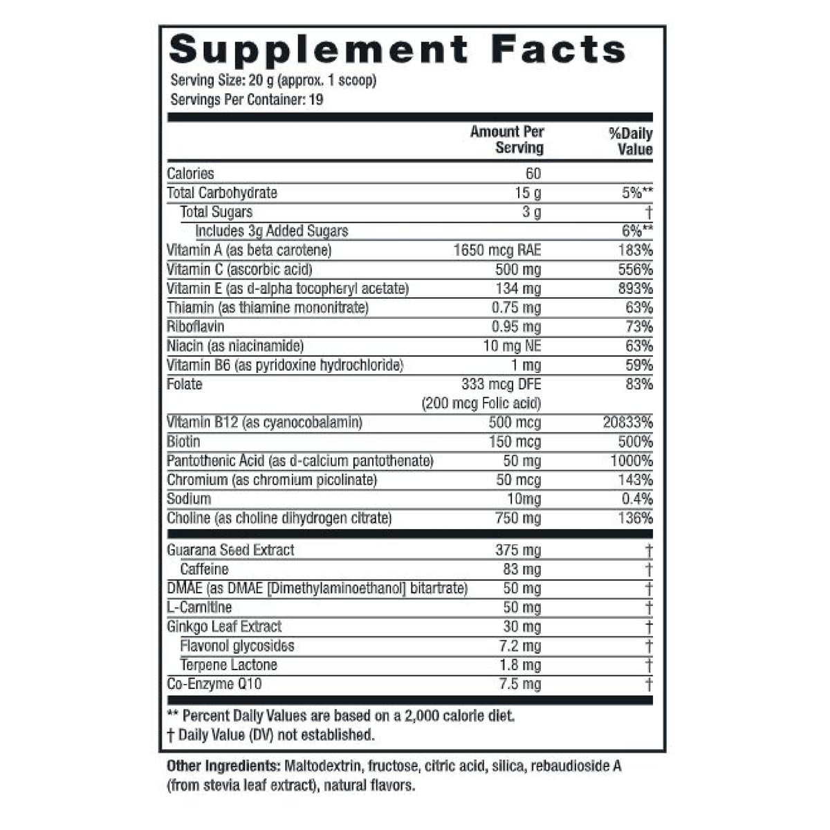 Twinlab Choline Cocktail Brain Health Support Supplement - 13.33 oz - image 2