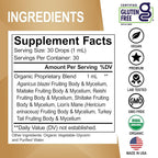 DR. BO Organic Lions Mane Mushroom Complex Liquid Drops - 1 Fl Oz - image 6