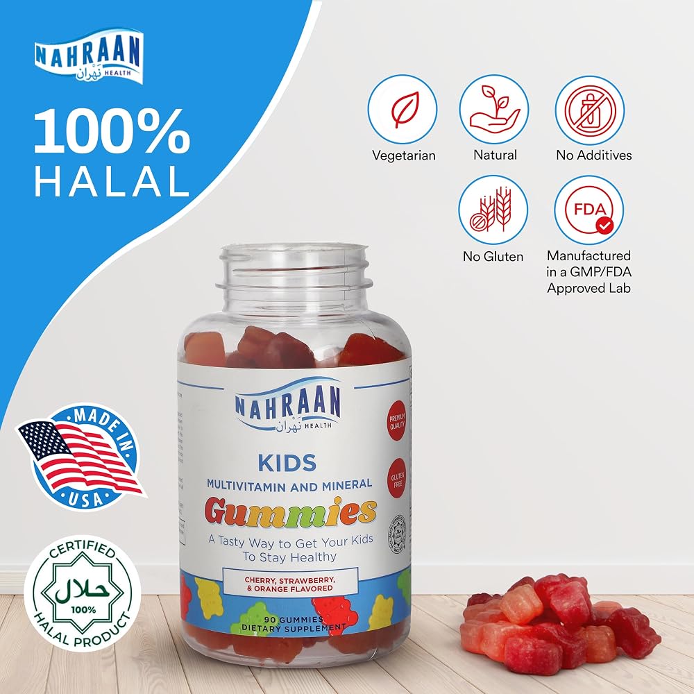 NAHRAAN HEALTH Kids Multivitamin Gummies Immune Support - 90 Count - image 3