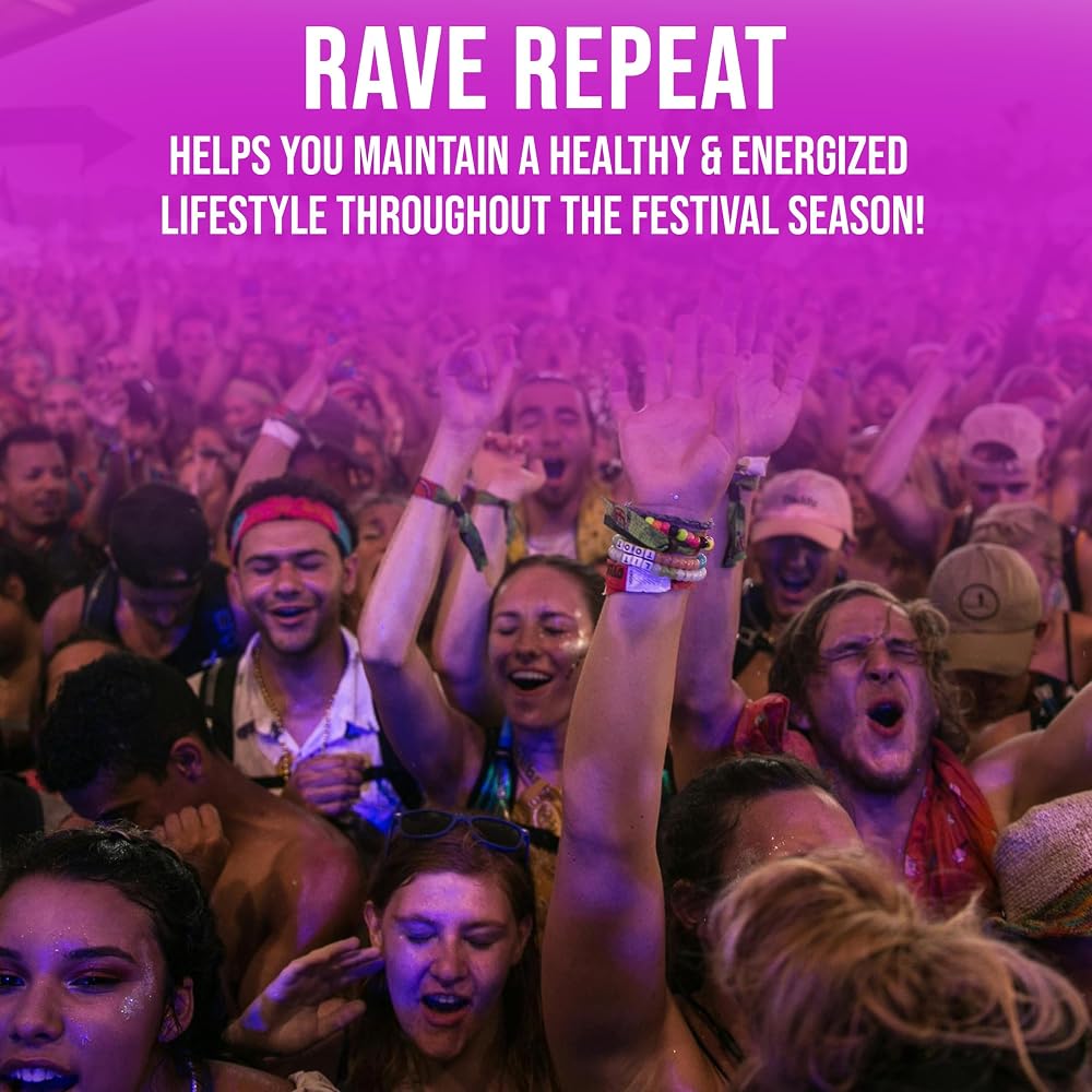 Rave Repeat Pre-Rave Supplement CoQ10 & Magnesium - 40 Capsules - image 4
