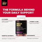 GNC Mega Men Multivitamin Gummy Mixed Berry - 120 Count - image 5