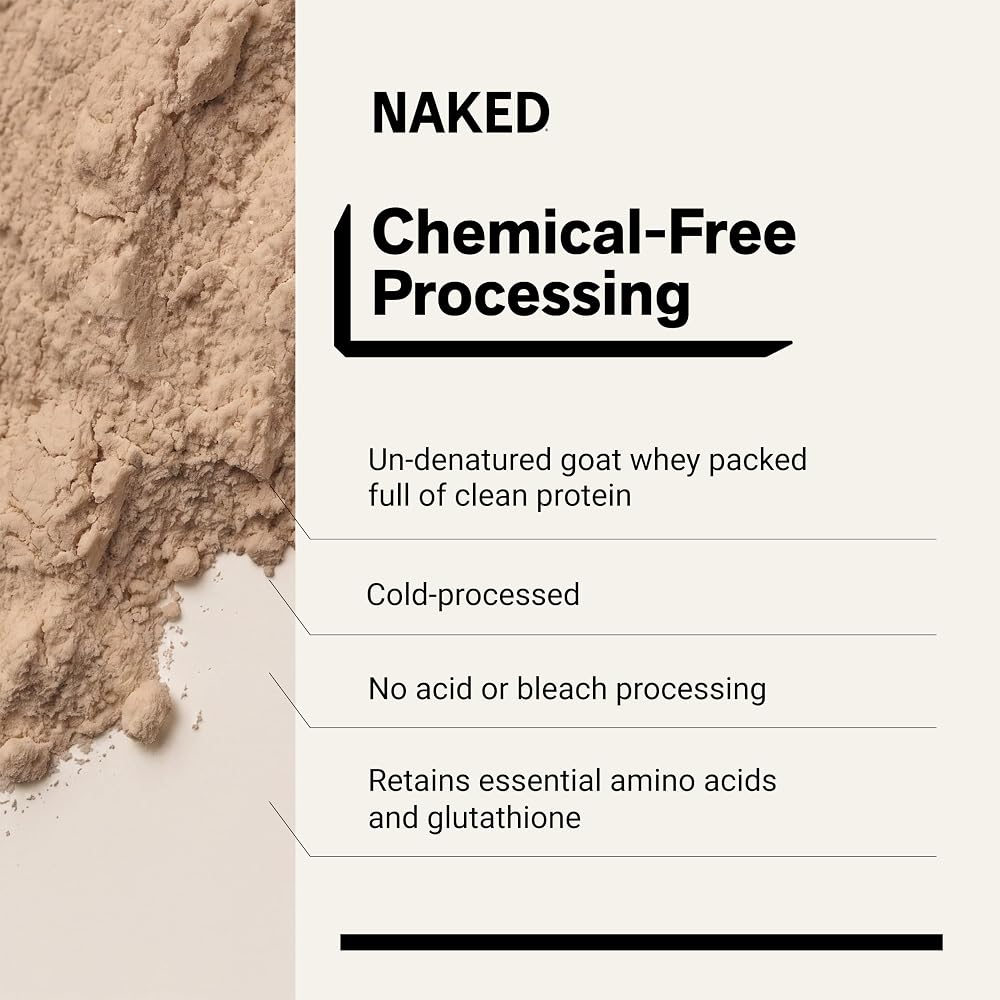 NAKED Goat Chocolate Protein Powder - 25 Servings - image 4
