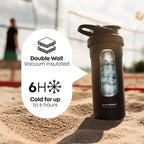 Smartshake Insulated Stainless Steel Shaker Cup 750ml - 1 Count - image 3