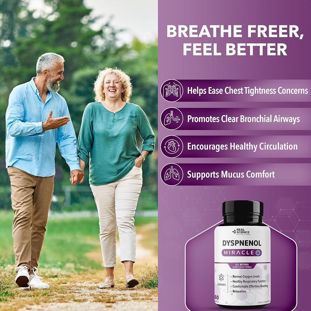 Real Science Nutrition Dyspnenol Lung Support - 60 Capsules - image 2