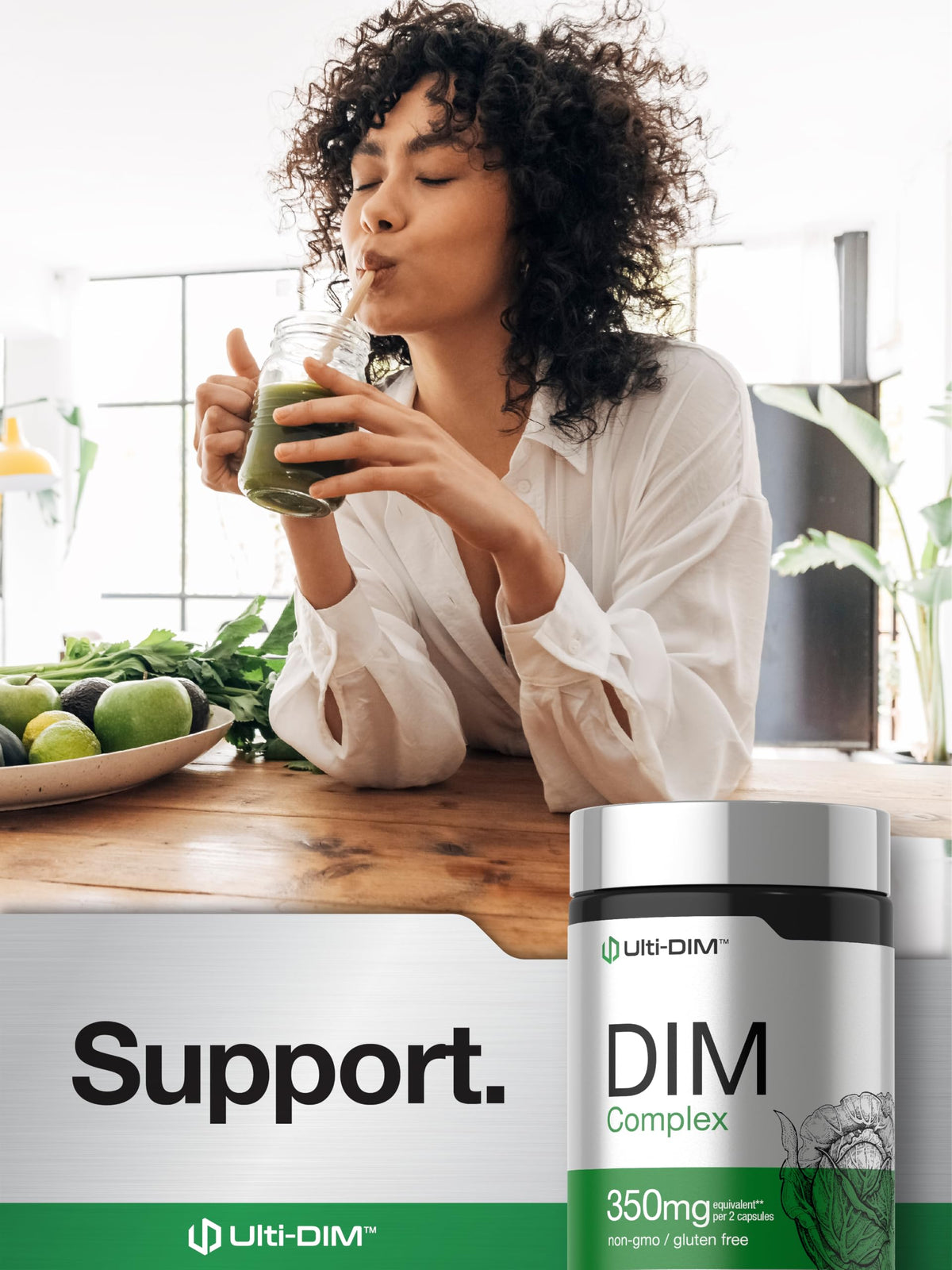 Horbäach DIM Supplement 350mg Complex - 120 Capsules - image 6