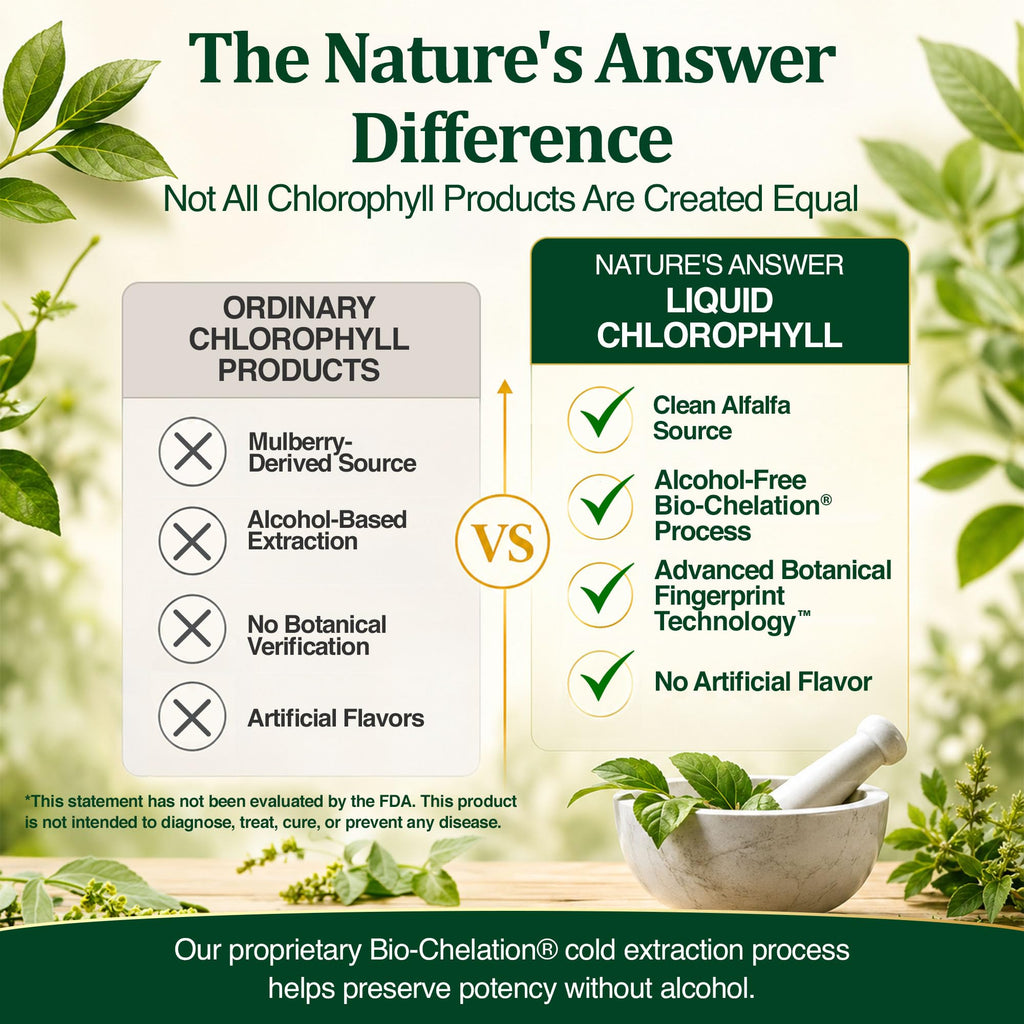 Nature's Answer Liquid Chlorophyll 100 mg - 16 fl oz - image 7