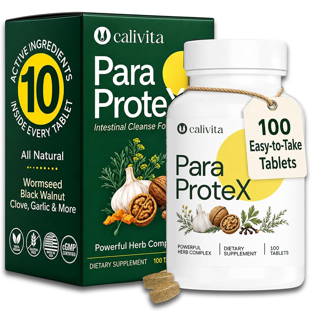 CaliVita ParaProteX Herbal Cleanse 10 Botanicals - 100 Tablets