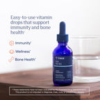 Trace Minerals Liquid Vitamin D3 + K2 5000 IU - 2 fl oz - image 2