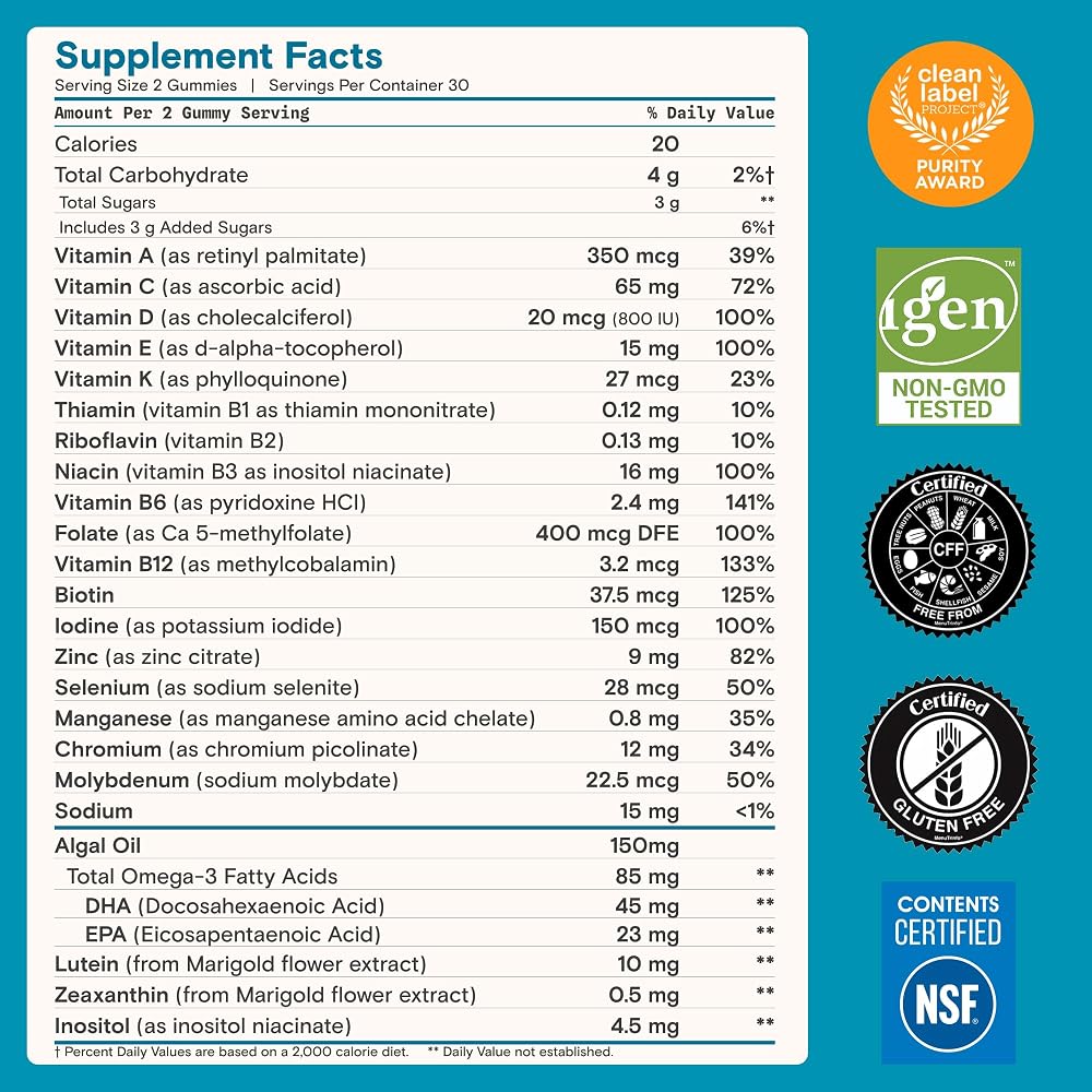 SmartyPants Teen Guy Plus Multivitamin Gummies - 60 Ct - image 5