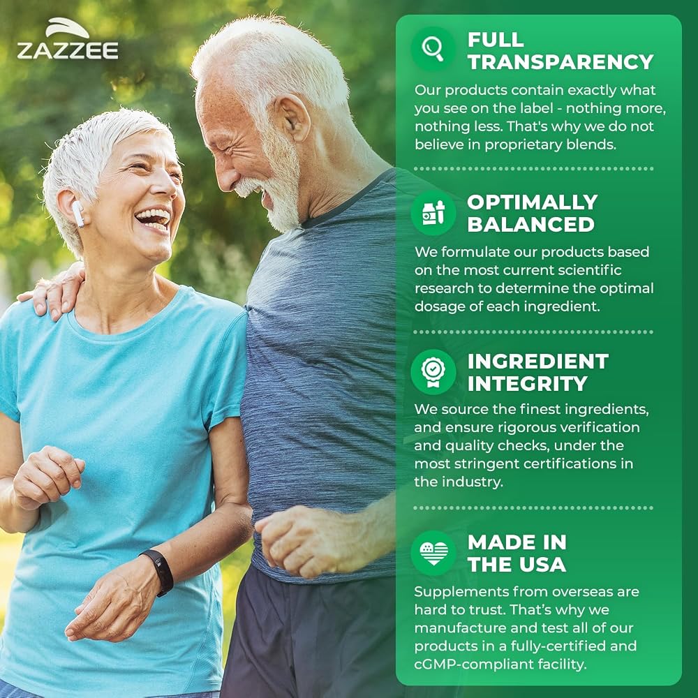 Zazzee USDA Organic Bilberry 20:1 Extract - 120 Capsules - image 6