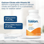 Bariatric Fusion Calcium Citrate with Vitamin D3 - 180 Tablets - image 5