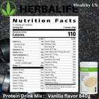 Herbalife Protein Drink Mix Vanilla Flavor - 840g - image 3