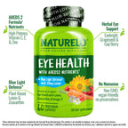 NATURELO Eye Vitamins AREDS 2 Formula - 60 Vegan Capsules - image 2
