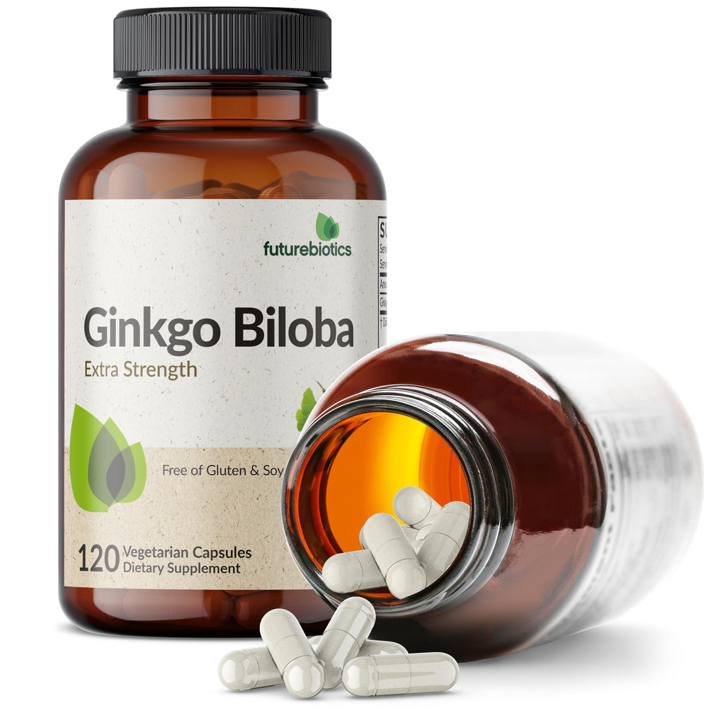 Futurebiotics Ginkgo Biloba 500mg Extra Strength Supports Brain