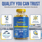 Presca Triple Strength Omega 3 Fish Oil 2400mg with Astaxanthin - 150 Softgels - image 4