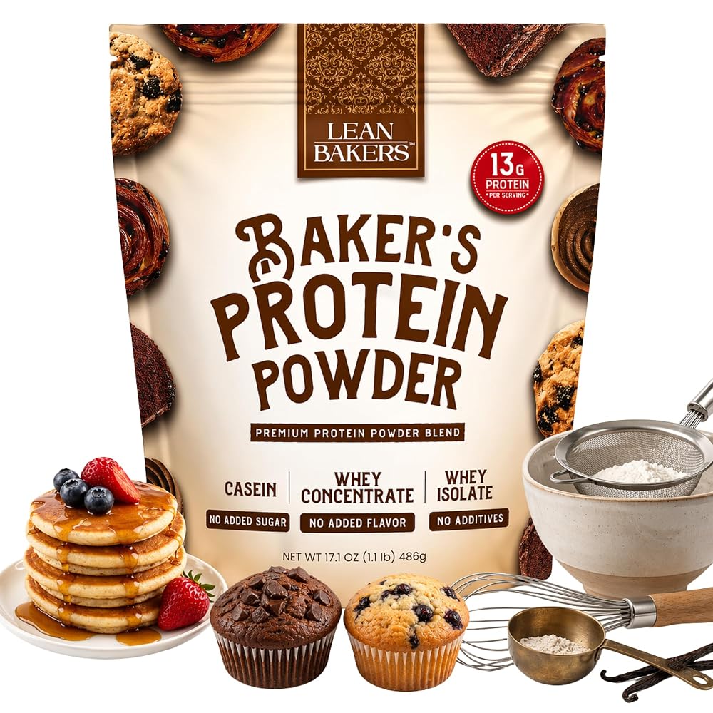 LEANBAKERS Baker's Protein Powder Blend for Baking - 17.1 oz