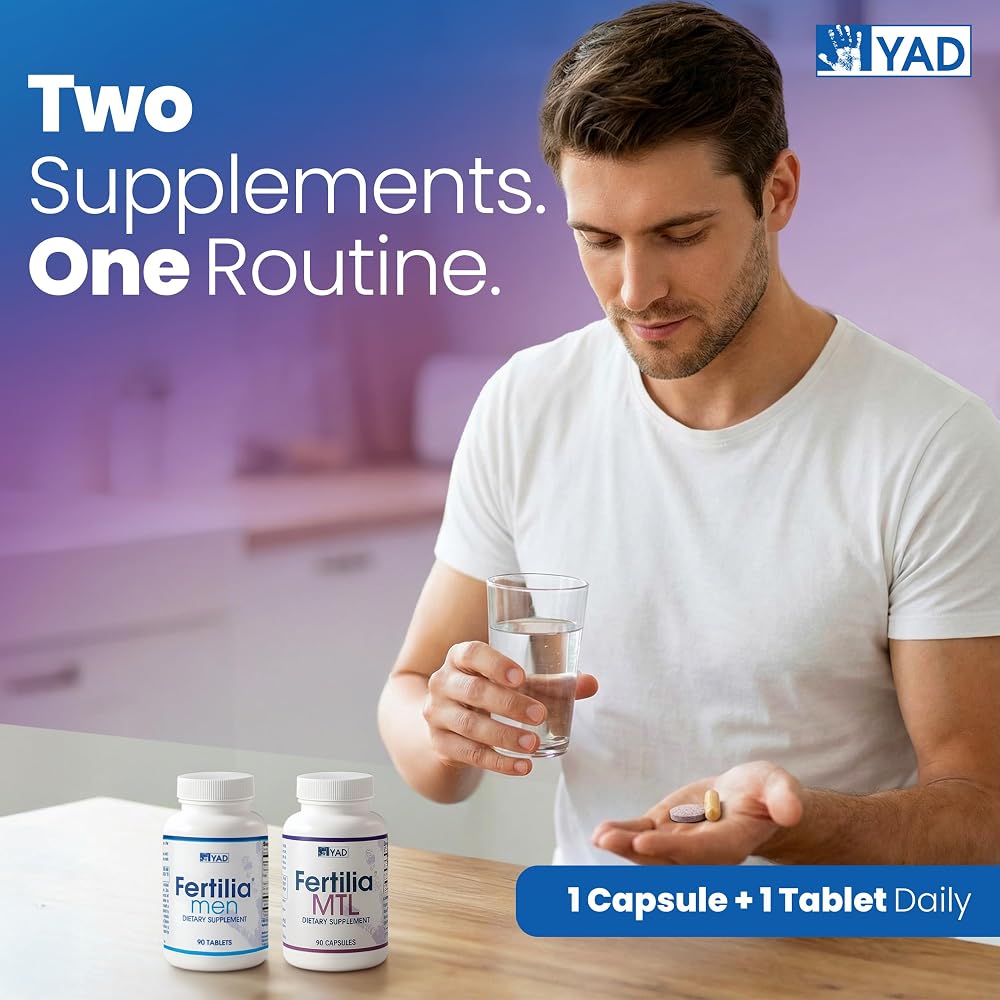 Fertilia Men + MTL Male Fertility Supplement Bundle - 3-Month Supply - image 5