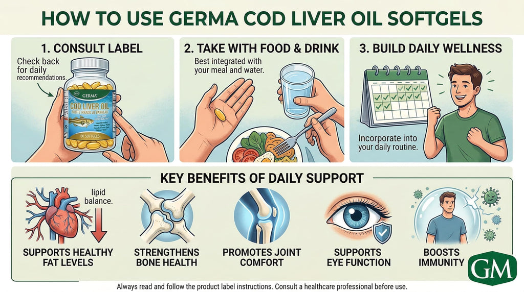Germa Cod Liver Oil Capsules - 50 Count - image 5